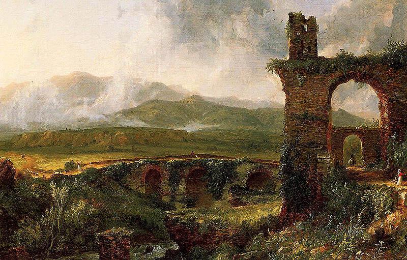 Thomas Cole Resti dell'acquedotto Marcio presso Tivoli oil painting picture